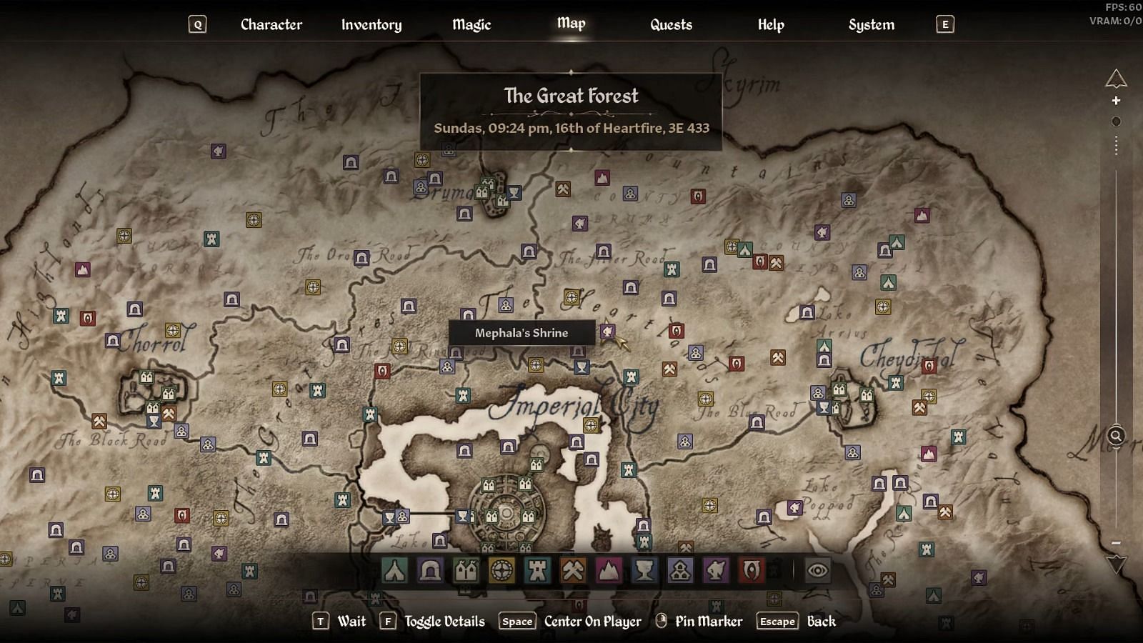 Mephala Shrine location in Oblivion Remastered (Image via Bethesda Softworks || YouTube/@Sipder)